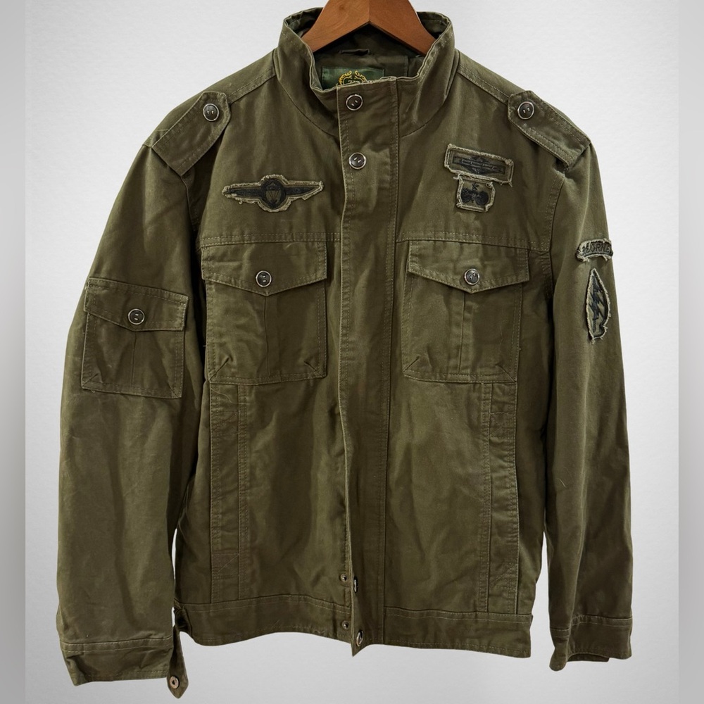 Olive Green Military Jacket